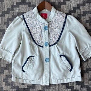 UO LUX Babydoll Jacket - XS